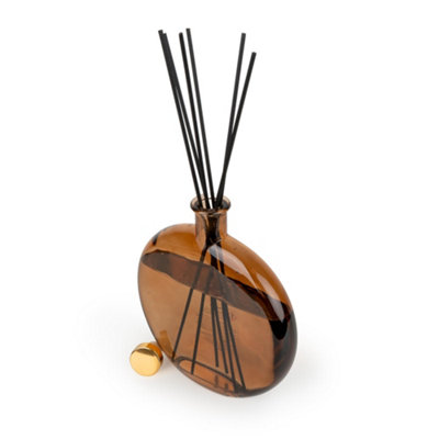 Candlelight Amber Oval Japanese Incense & Amber Reed Diffuser500Ml from B&Q
