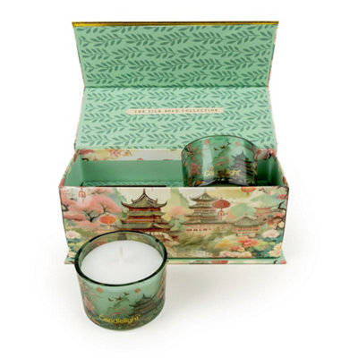Candlelight The Silk Road Collection Chengdu Blossom Candle Duo Gift Set from B&Q
