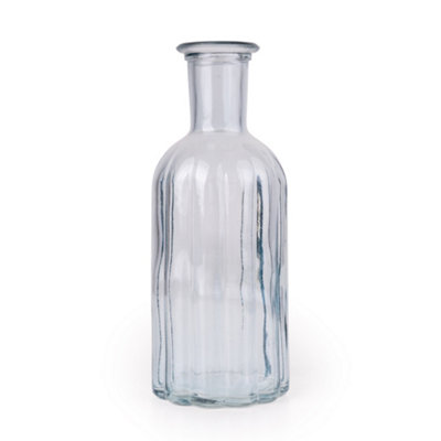 Candlelight Green Glass Bottle from B&Q