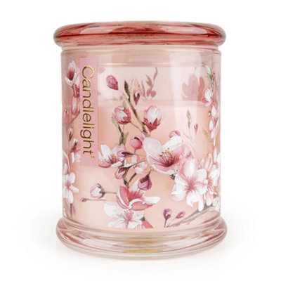 Candlelight Large Glass Jar CandleCherry Blossom & Sakura from B&Q