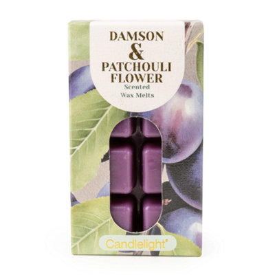 Candlelight 8 Pack Wax MeltsDamson & Patchouli Flower from B&Q