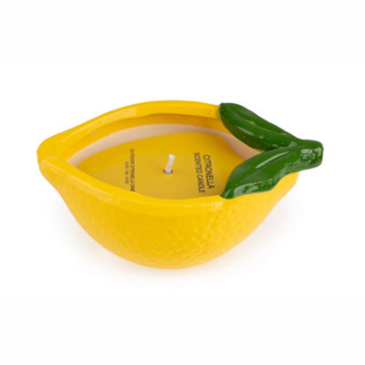Candlelight Garden Yellow Lemon Citronella Small Candle from B&Q