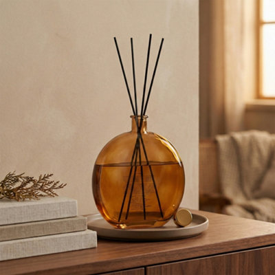 Candlelight Amber & Cedarwood Reed Diffuser500Ml from B&Q