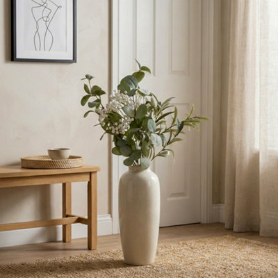 Candlelight Green Eucalyptus Bunch Artificial Foliage (H) 740mm from B&Q