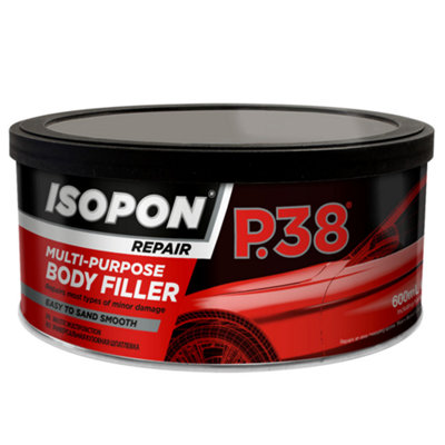 U-Pol Isopon P38 Easy Sand Car Body Filler Bodywork Repairs Dents Scratch 600Ml from B&Q