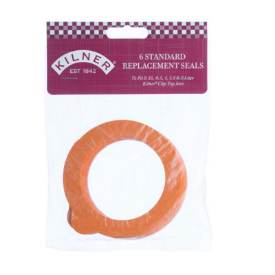 Kilner  Rubber Seals For Clip Top Preserve Jar Large (6 Pack) - Image 8