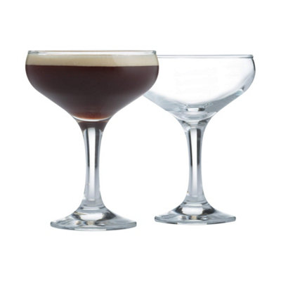 Ravenhead Entertain Set Of 2 Cocktail Saucer Glasses, 22 X 11 X 14 Cm - Image 5