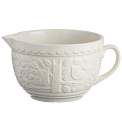 Rayware Mason Cash In The Forest Stoneware Measuring Jug 1 LitreWhite from B&Q