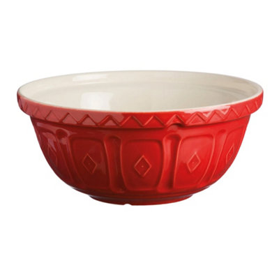 Mason Cash Red Ceramic Chip Resistant 24cm Mixing/Whisking Mix Bowl-2999.685 - Image 5