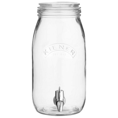 Rayware Kilner Glass Storage Jar 3 Litre With Dispensing TapClear from B&Q