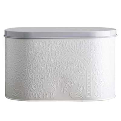 Rayware Mason Cash In The Forest Coated Steel Bread Bin 10 LitreWhite from B&Q