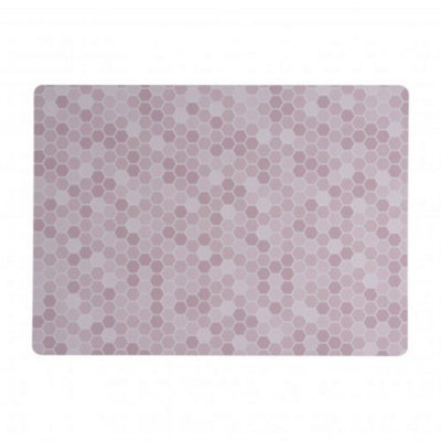 Mason Cash Honeycomb Pink Placemat (Pack Of 3) from B&Q
