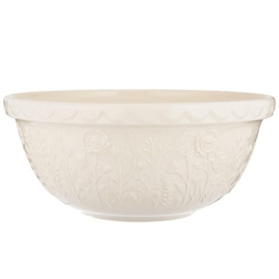 Rayware Mason Cash In The Meadow Rose Earthenware Mixing Bowl 4 LitreCream from B&Q