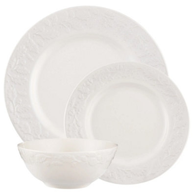 Price & Kensington Acorn 12-Piece Dinner SetWhite from B&Q