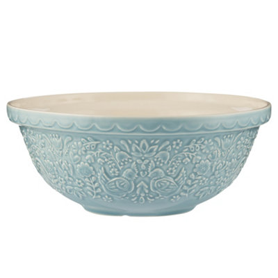 Mason Cash Blue Home To Roost S18 Earthenware Mixing Bowl 26Cm