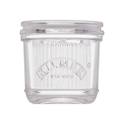 Kilner Glass Butter Keeper Water Seal Crock Dish 200Ml Spreadable Storage Jar from B&Q