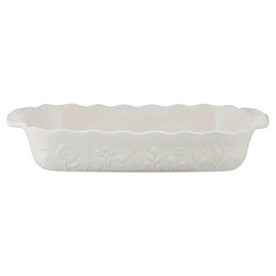 Mason Cash In The Meadow Large Cream Rectangle Dish from B&Q