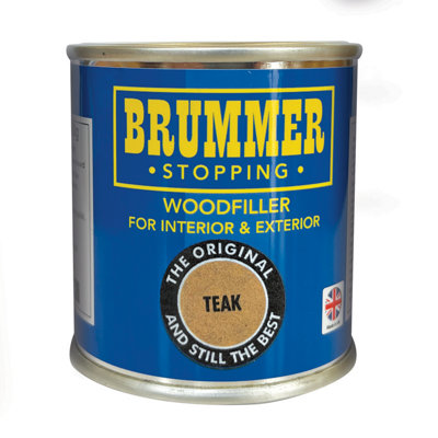 B&Q -  Wood Filler Teak 700GThe Original And Still The Best
