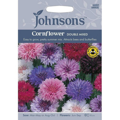 Mr Fothergills Johnsons Cornflower Double Mixed Flower Seeds from B&Q