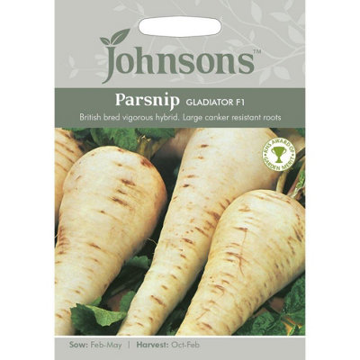 Johnsons Parsnip Gladiator F1 Seeds from B&Q