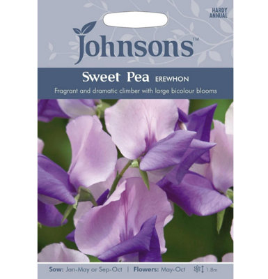 Johnsons Sweet Pea Erewhon Flower Seeds from B&Q