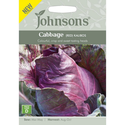 B&Q -  Cabbage (Red) Kalibos Seeds