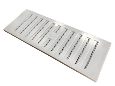 9X3 Adjustable Louvre Vent With Flyscreen White from B&Q