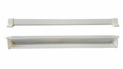 Map Vent Map Aluminium Trickle Slot Air Vent 275mm White For Upvc Aluminium Windows from B&Q