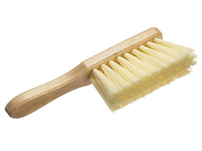 B&Q -  Soft Cream Pvc Hand Brush 275mm 11In Faibrhandsof