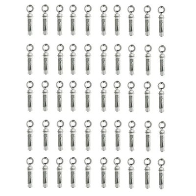 Charles Watson M8 Eye Bolt Shield Anchor Brick Masonry Fixing Pack Of 50 from B&Q