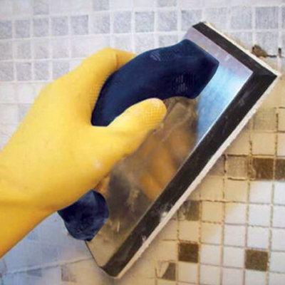 Shop grouting tools.