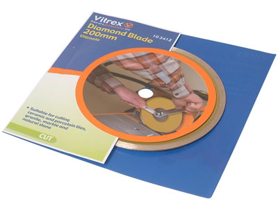 Vitrex Ultimate Diamond Blade / Tile Saw Blade 200mm x 22.2mm - 103412 - Image 7
