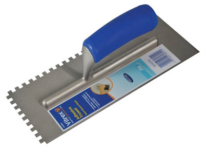 Vitrex 102953 Soft Grip Adhesive Trowel 6mm Notches Vit102953T from B&Q