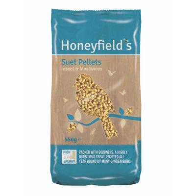 Honeyfield's Suet Pellets With Insect & Mealworm 550G from B&Q