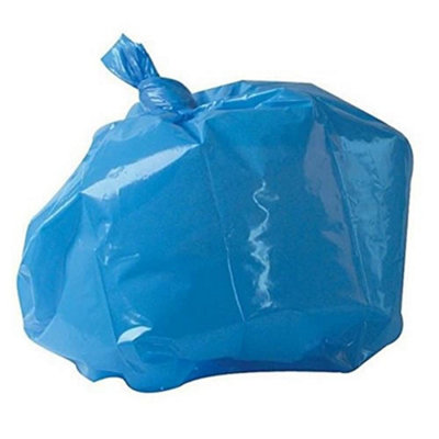 2Work Medium Duty Refuse Sack Blue (Pack Of 200) from B&Q