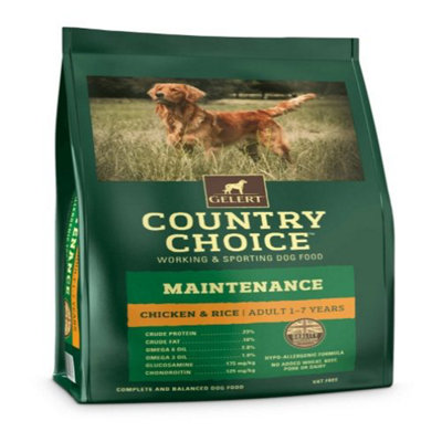  - Gelert Country Choice Maintenance Chicken & Rice 12Kg