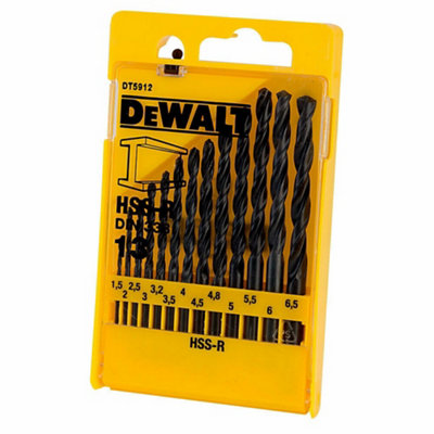 Dewalt Dt5912 Hss Jobber Drill Bit Set, 13 Piece - Black - Image 13