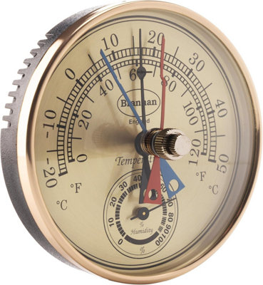 Brannan Max Min Thermometer And Hygrometer - Ideal Greenhouse Thermometer And Humidity Meter