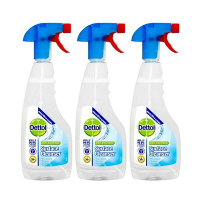 Dettol Surface Cleanser Spray 500Ml - Pack Of 3