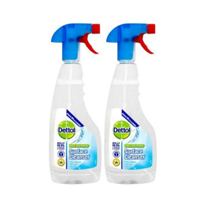 Dettol Surface Cleanser Spray 500Ml - Pack Of 2