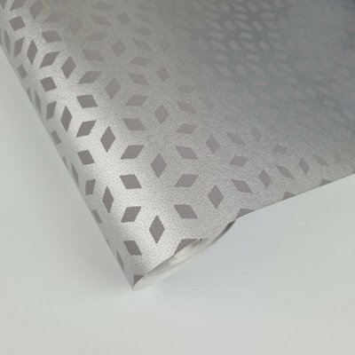 Fine Décor Decorlfine Vision Lupus Geo Grey Wallpaper