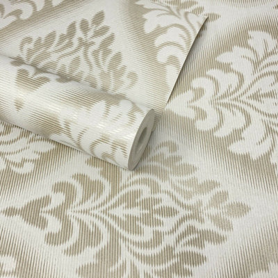 Fine Décor Orion Gold Taupe Shimmer Wallpaper