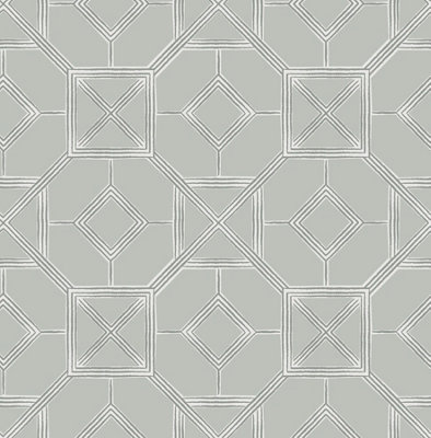 B&Q -  Coloroll Ravello Grey Luxury Wallpaper