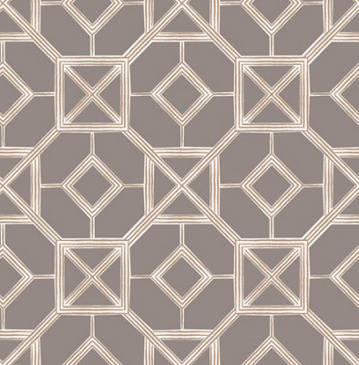 B&Q -  Coloroll Ravello Mink Luxury Wallpaper