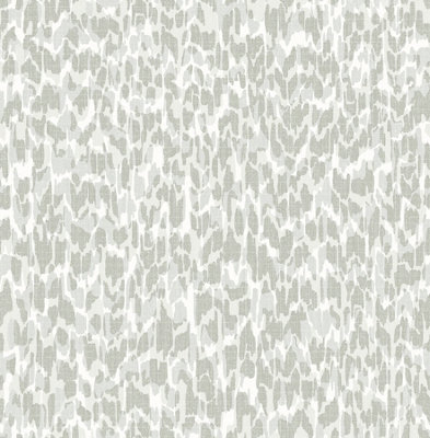 B&Q -  Coloroll Calypso Soft Grey Luxury Wallpaper