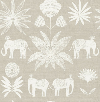 B&Q -  Coloroll Maravilla Sand Luxury Wallpaper