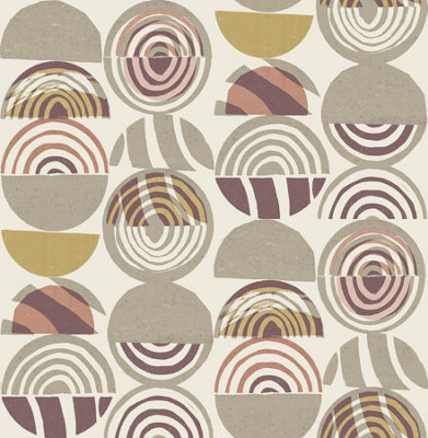 B&Q -  Coloroll Laguna Sunset Luxury Wallpaper