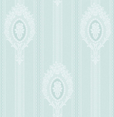 Sk Filson Blue Stripe Wallpaper from B&Q
