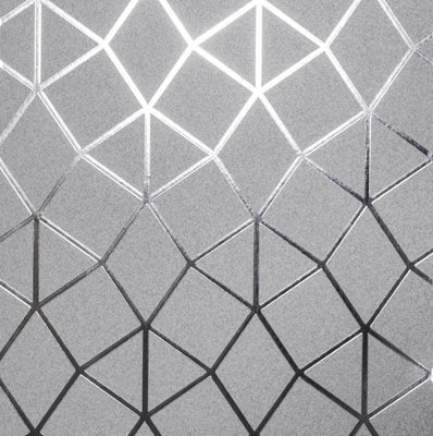 Fine Décor Fine Decor Platinum Trellis Grey & Silver Wallpaper Fd42489 from B&Q