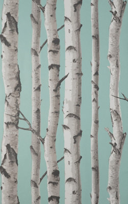 Fine Décor Fine Decor Birch Trees Blue Wallpaper Fd43293 from B&Q